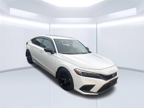 Platinum White Pearl 2023 Honda Civic Sport
