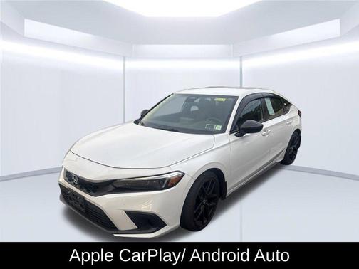 Platinum White Pearl 2023 Honda Civic Sport