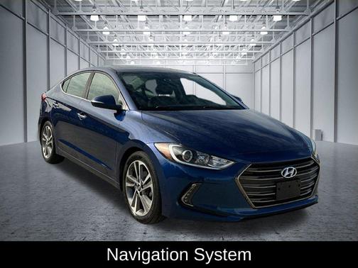 Lakeside Blue 2017 Hyundai ELANTRA Limited