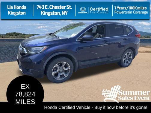 Obsidian Blue Pearl 2019 Honda CR-V EX