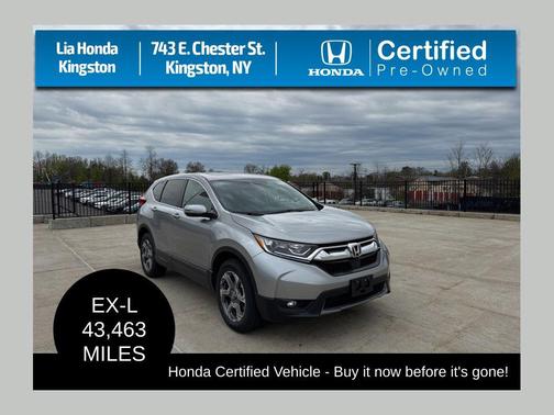 Lunar Silver Metallic 2019 Honda CR-V EX-L