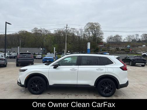 Platinum White Pearl 2023 Honda CR-V Hybrid Sport AWD