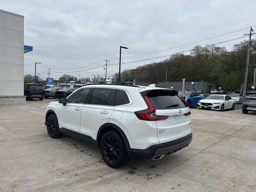 Platinum White Pearl 2023 Honda CR-V Hybrid Sport AWD