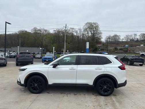 Platinum White Pearl 2023 Honda CR-V Hybrid Sport AWD
