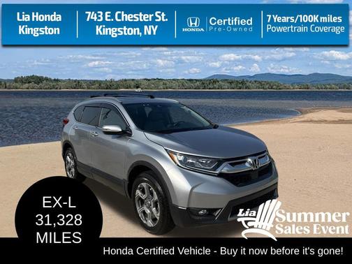 Lunar Silver Metallic 2019 Honda CR-V EX-L