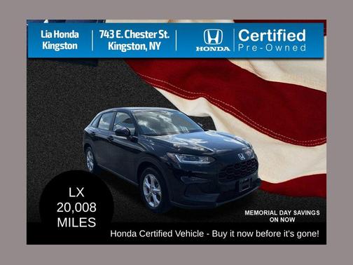 Crystal Black Pearl 2025 Honda HR-V LX