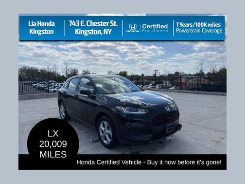 Crystal Black Pearl 2025 Honda HR-V LX