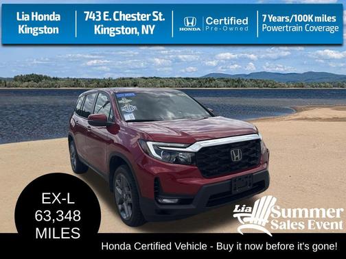 Radiant Red Metallic II 2023 Honda Passport AWD EX-L