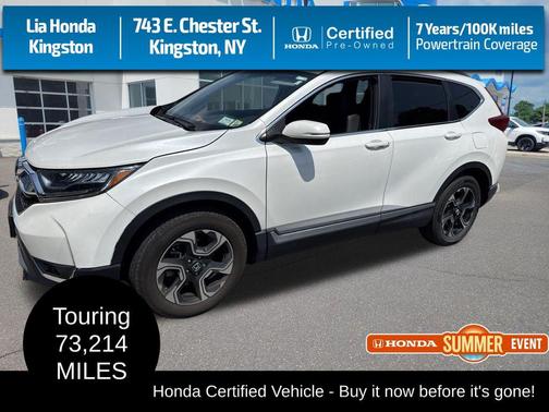 White Diamond Pearl 2018 Honda CR-V Touring