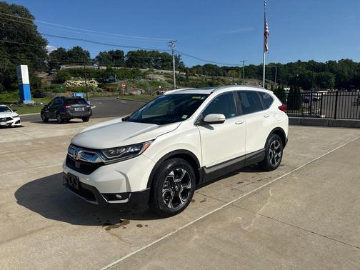 White Diamond Pearl 2018 Honda CR-V Touring
