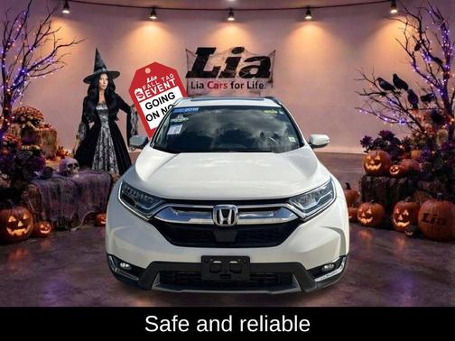 White Diamond Pearl 2018 Honda CR-V Touring