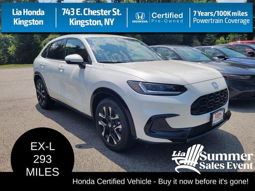 Platinum White Pearl 2026 Honda HR-V EX-L