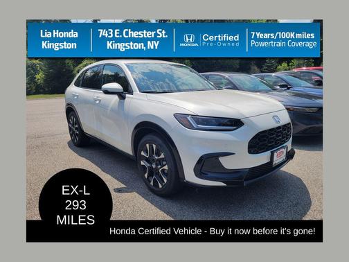 Platinum White Pearl 2026 Honda HR-V EX-L