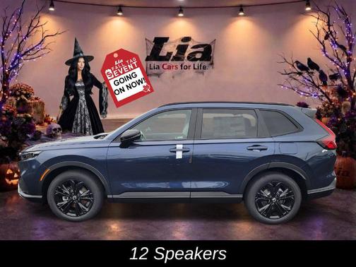 Canyon River Blue Metallic 2027 Honda CR-V Hybrid Sport Touring AWD