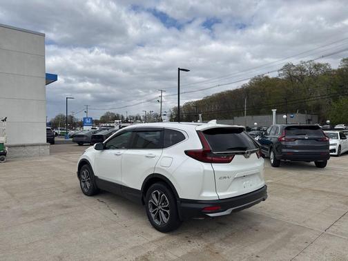 Platinum White Pearl 2022 Honda CR-V AWD EX