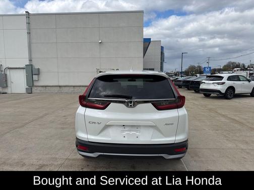 Platinum White Pearl 2022 Honda CR-V AWD EX