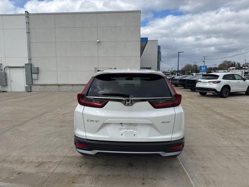 Platinum White Pearl 2022 Honda CR-V AWD EX