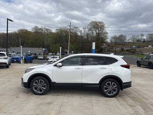 Platinum White Pearl 2022 Honda CR-V AWD EX