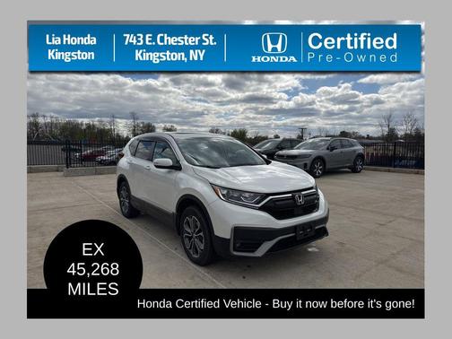 Platinum White Pearl 2022 Honda CR-V AWD EX