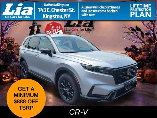 Solar Silver Metallic 2027 Honda CR-V Hybrid Sport-L AWD