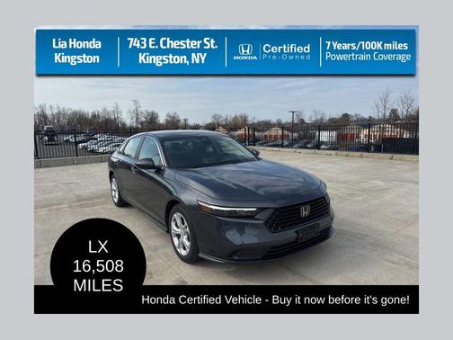 Meteorite Gray Metallic 2025 Honda Accord LX 1.5T