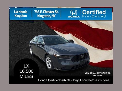 Meteorite Gray Metallic 2025 Honda Accord LX 1.5T