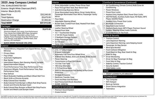 2025 Jeep Compass Limited