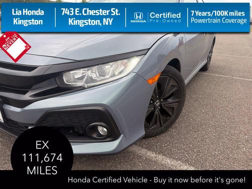 Sonic Gray Pearl 2019 Honda Civic EX