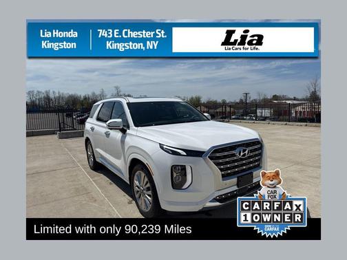 Hyper White 2020 Hyundai PALISADE Limited