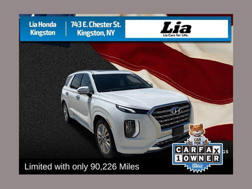 Hyper White 2020 Hyundai PALISADE Limited