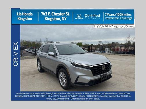 Lunar Silver Metallic 2023 Honda CR-V EX