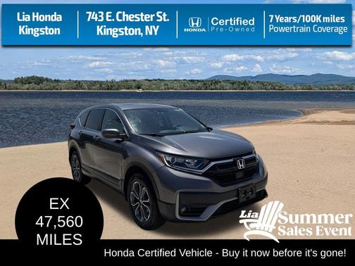 Sonic Gray Pearl 2021 Honda CR-V AWD EX