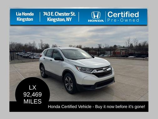 White Diamond Pearl 2018 Honda CR-V LX