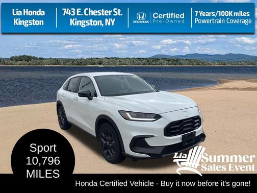 Platinum White Pearl 2024 Honda HR-V AWD Sport