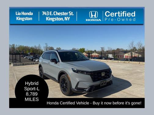 Meteorite Gray Metallic 2026 Honda CR-V Hybrid Sport-L AWD