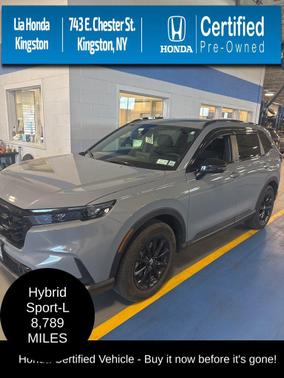 Meteorite Gray Metallic 2026 Honda CR-V Hybrid Sport-L AWD