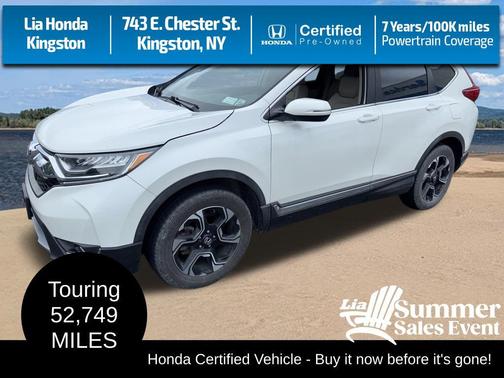 White Diamond Pearl 2017 Honda CR-V Touring