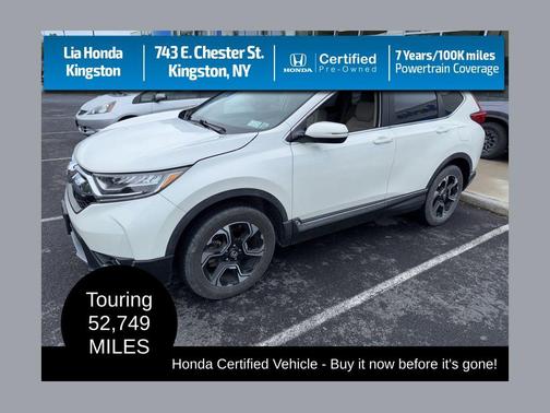 White Diamond Pearl 2017 Honda CR-V Touring