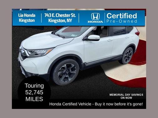 White Diamond Pearl 2017 Honda CR-V Touring