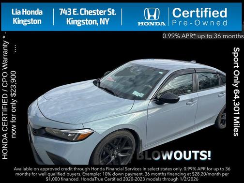 2022 Honda Civic Sport