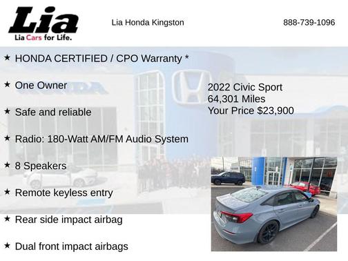 2022 Honda Civic Sport