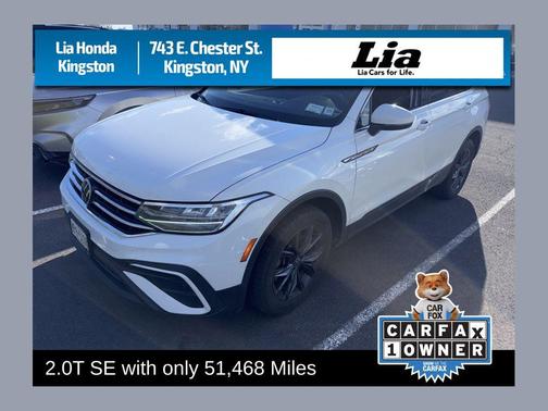 Oryx White Pearl 2022 Volkswagen Tiguan 2.0T SE 4MOTION