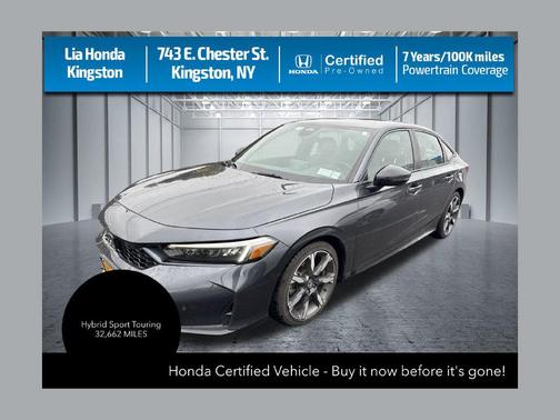 Meteorite Gray Metallic 2025 Honda Civic Hybrid Sport Touring