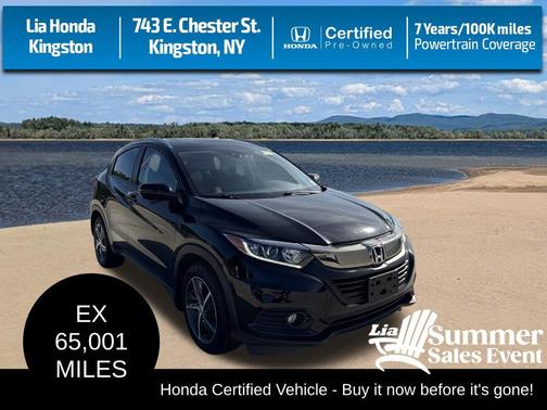 Crystal Black Pearl 2022 Honda HR-V EX
