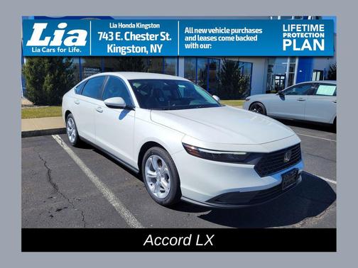 Platinum White Pearl 2026 Honda Accord LX 1.5T