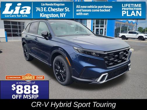 Canyon River Blue Metallic 2026 Honda CR-V Hybrid Sport Touring AWD