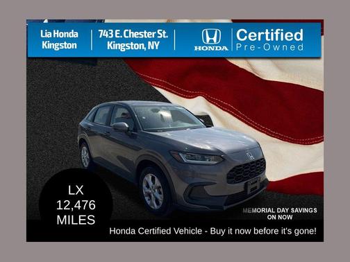 Modern Steel Metallic 2025 Honda HR-V LX