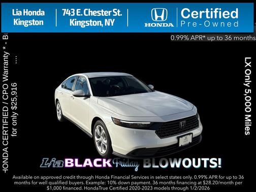 2025 Honda Accord LX 1.5T