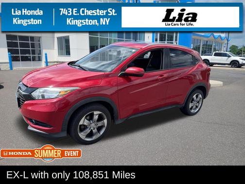 Milano Red 2017 Honda HR-V EX-L w/Navigation