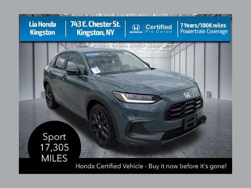 Nordic Forest Pearl 2025 Honda HR-V AWD Sport